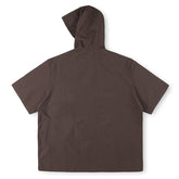 SAINT VANITY Embroidered Sporty Zipper Short-sleeved Jacket